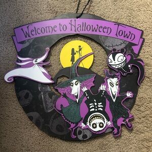 Halloween Town Wreath Nightmare Before Christmas